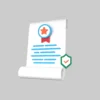 Document security certificate with seal