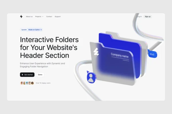 Interactive Folders