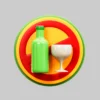 No alcohol circle sign