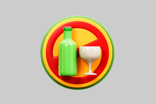 No alcohol circle sign